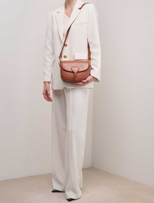 Dior Bobby Medium Calf Brown on Model | Sell your designer bag
