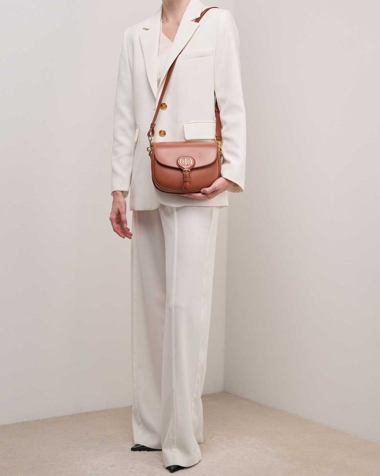 Dior Bobby Medium Calf Brown Front | Sell your designer bag