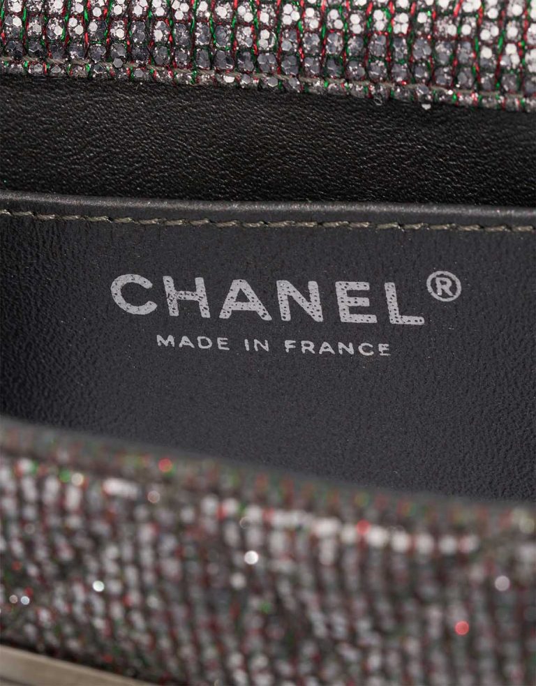 Chanel 2.55 Reissue 226 Fabric Metallic Grey Logo | Sell your designer bag