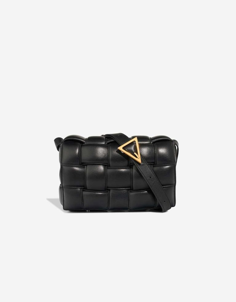 Bottega Veneta Cassette Lamb Black Front | Sell your designer bag