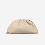 Bottega Veneta Pouch Large Lamb Beige Front | Sell your designer bag