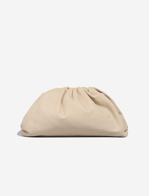 Bottega Veneta Pouch Large Lamb Beige Front | Sell your designer bag