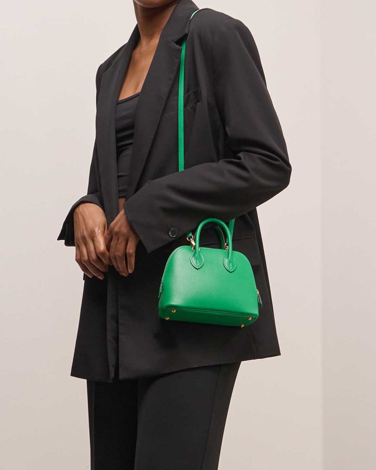 Hermès Bolide Mini Chèvre Chamkila Menthe Front | Sell your designer bag