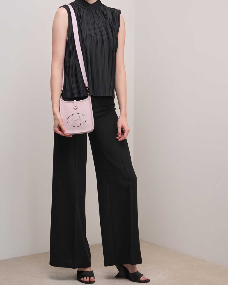 Hermès Evelyne 16 Clémence Mauve Pâle Front | Sell your designer bag