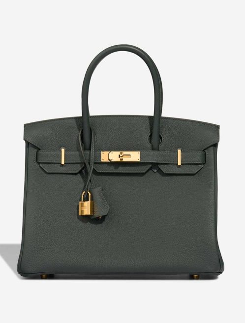 Hermès Birkin 30 Togo Vert Mangrove Front | Sell your designer bag