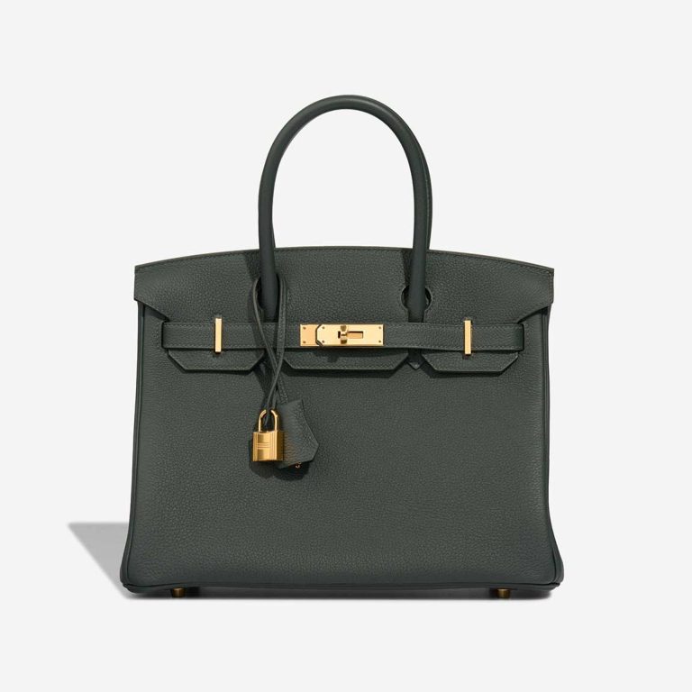 Hermès Birkin 30 Togo Vert Mangrove Front | Sell your designer bag