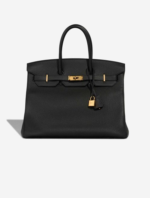 Hermès Birkin 35 Togo Black Front | Sell your designer bag