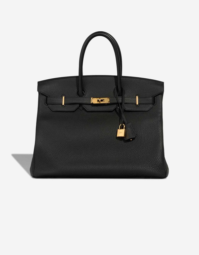 Hermès Birkin 35 Togo Black Front | Sell your designer bag