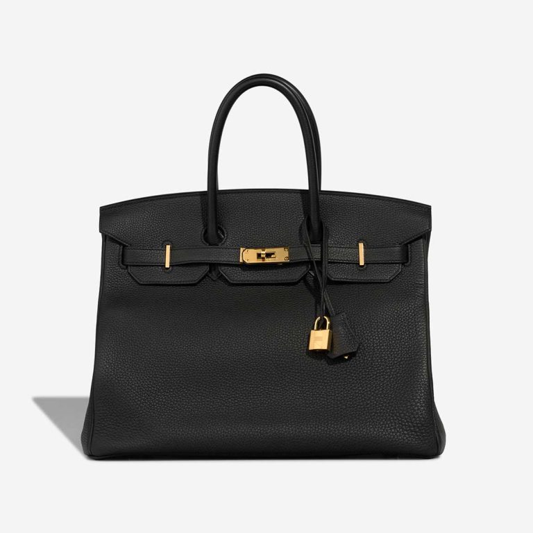 Hermès Birkin 35 Togo Black Front | Sell your designer bag
