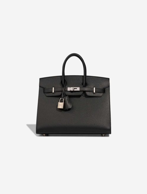 Hermès Birkin 25 Veau Madame Black Front | Sell your designer bag