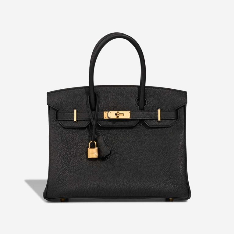 Hermès Birkin 30 Togo Black Front | Sell your designer bag