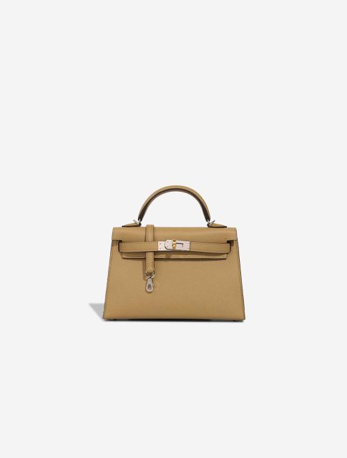 Hermès Kelly Mini Epsom Poussière Electrum Front | Sell your designer bag