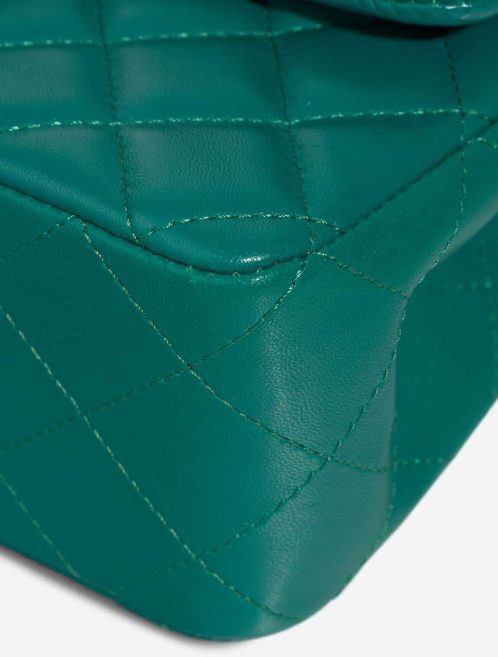 Chanel Timeless Mini Rectangular Lamb Turquoise Signs of wear | Sell your designer bag