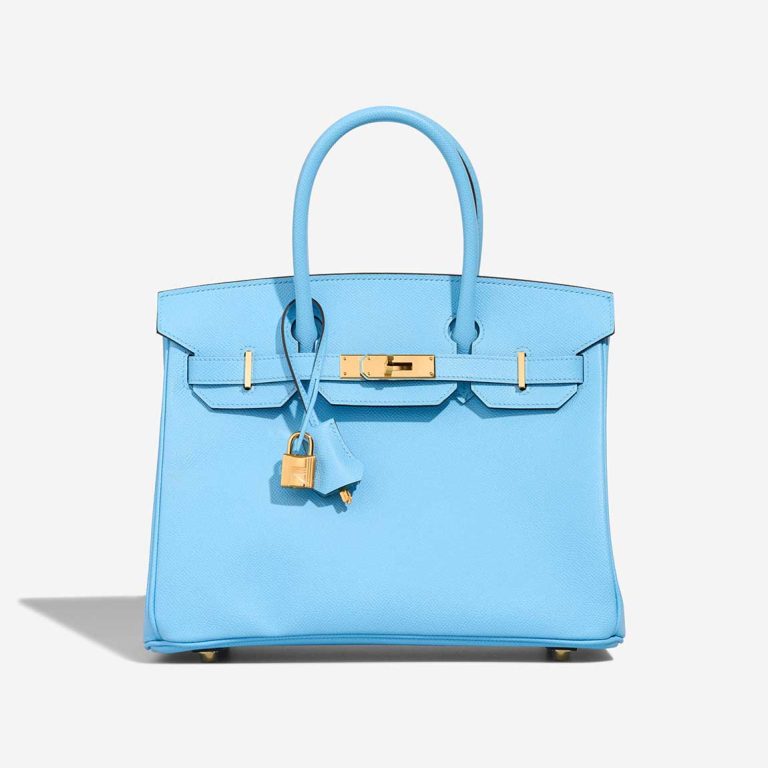 Hermès Birkin 30 Epsom Céleste Front | Sell your designer bag