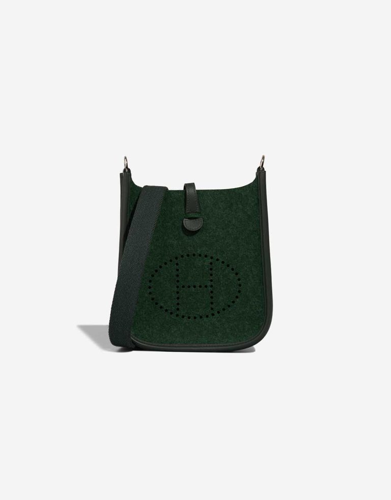 Hermès Evelyne 16 Felt / Swift Vert Anglais Front | Sell your designer bag