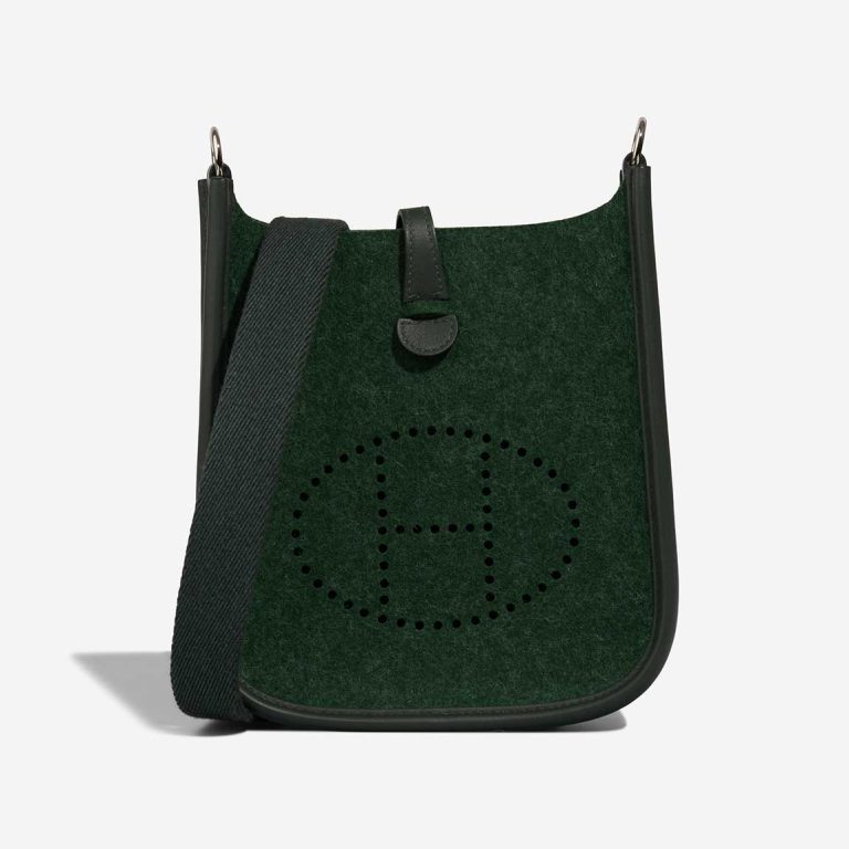 Hermès Evelyne 16 Felt / Swift Vert Anglais Front | Sell your designer bag