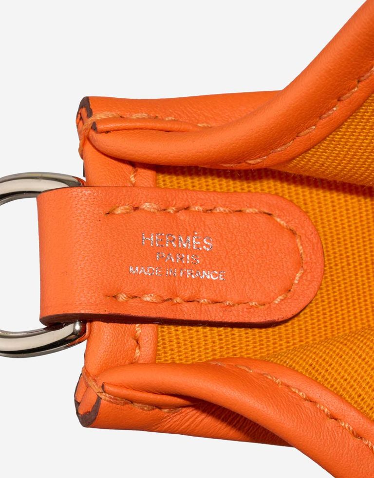 Hermès Néo Evelyne 16 Canvas / Swift Feu / Jaune d'Or Logo | Sell your designer bag
