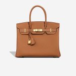 Hermès Birkin 30 Togo Gold Front | Sell your designer bag