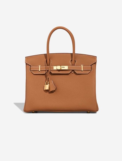 Hermès Birkin 30 Togo Gold Front | Sell your designer bag