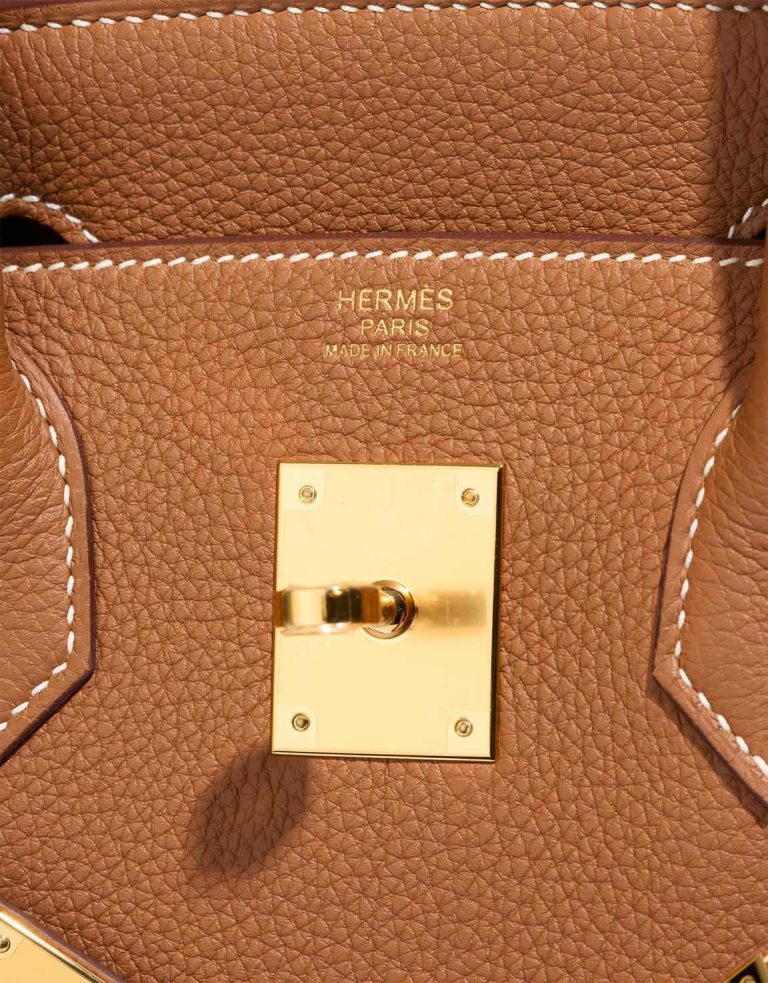 Hermès Birkin 30 Togo Gold Logo | Sell your designer bag