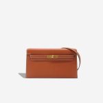 Hermès Kelly Elan Pochette Veau Madame Gold Front | Sell your designer bag