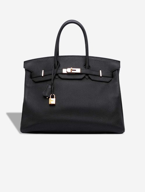 Hermès Birkin 35 Togo Black Front | Sell your designer bag