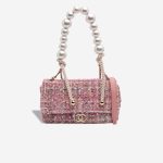 Chanel Timeless Medium Tweed Pink / Multicolour Front | Sell your designer bag