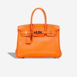 Hermès Birkin 30 Togo Orange Poppy Front | Sell your designer bag