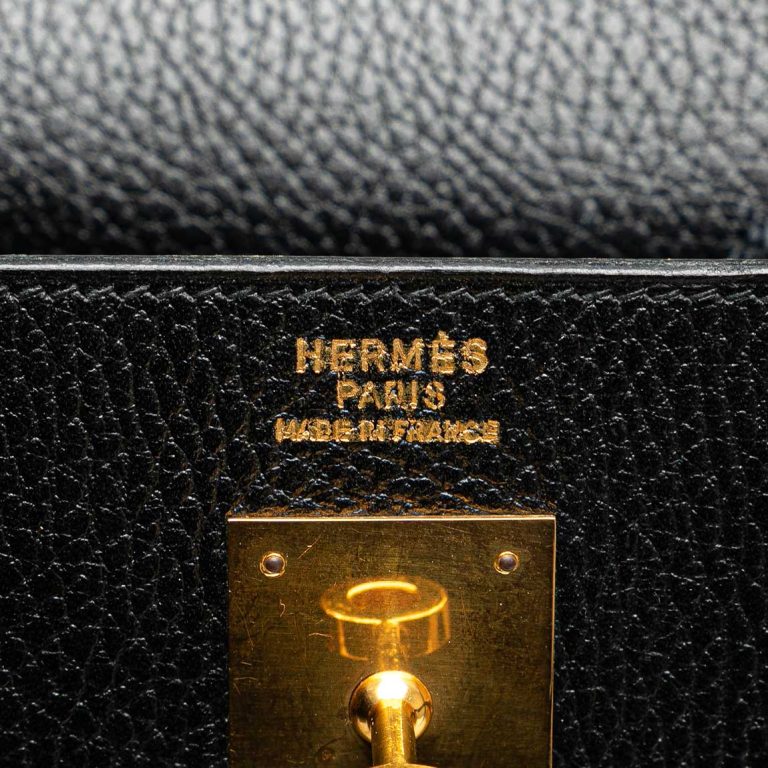Hermès Kelly 35 Ardennes Black Logo | Sell your designer bag