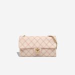 Chanel Flap Bag Calf Beige / Rose Front | Sell your designer bag