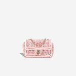 Chanel Timeless Mini Rectangular Tweed Pink Front | Sell your designer bag