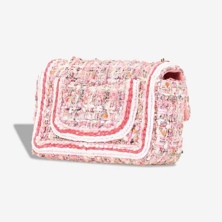 Chanel Timeless Mini Rectangular Tweed Pink Back | Sell your designer bag