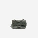 Chanel Timeless Mini Rectangular Tweed Green / Multicolour Front | Sell your designer bag