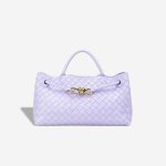 Bottega Veneta Andiamo East-West Lamb Light Lilac Front | Sell your designer bag