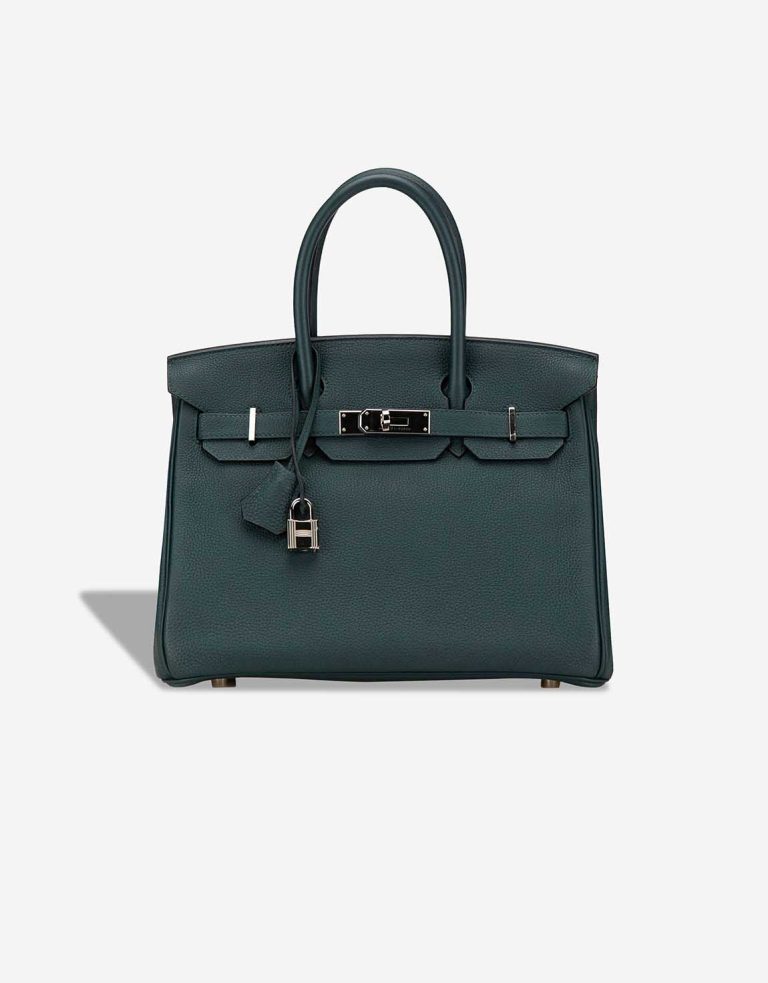 Hermès Birkin 30 Togo Vert Cyprès Front | Sell your designer bag