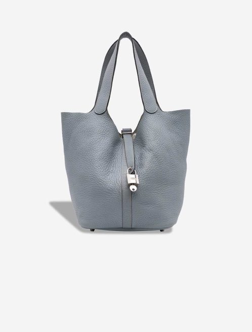 Hermès Picotin 26 Clémence Bleu Lin Front | Sell your designer bag