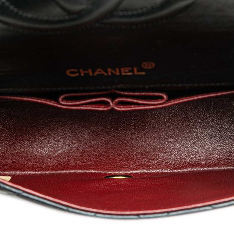 Chanel Flap Bag Mini Lamb Black Inside | Sell your designer bag