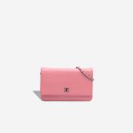 Chanel Timeless Camellia Wallet On Chain Lamb Pink Front | Sell your designer bag