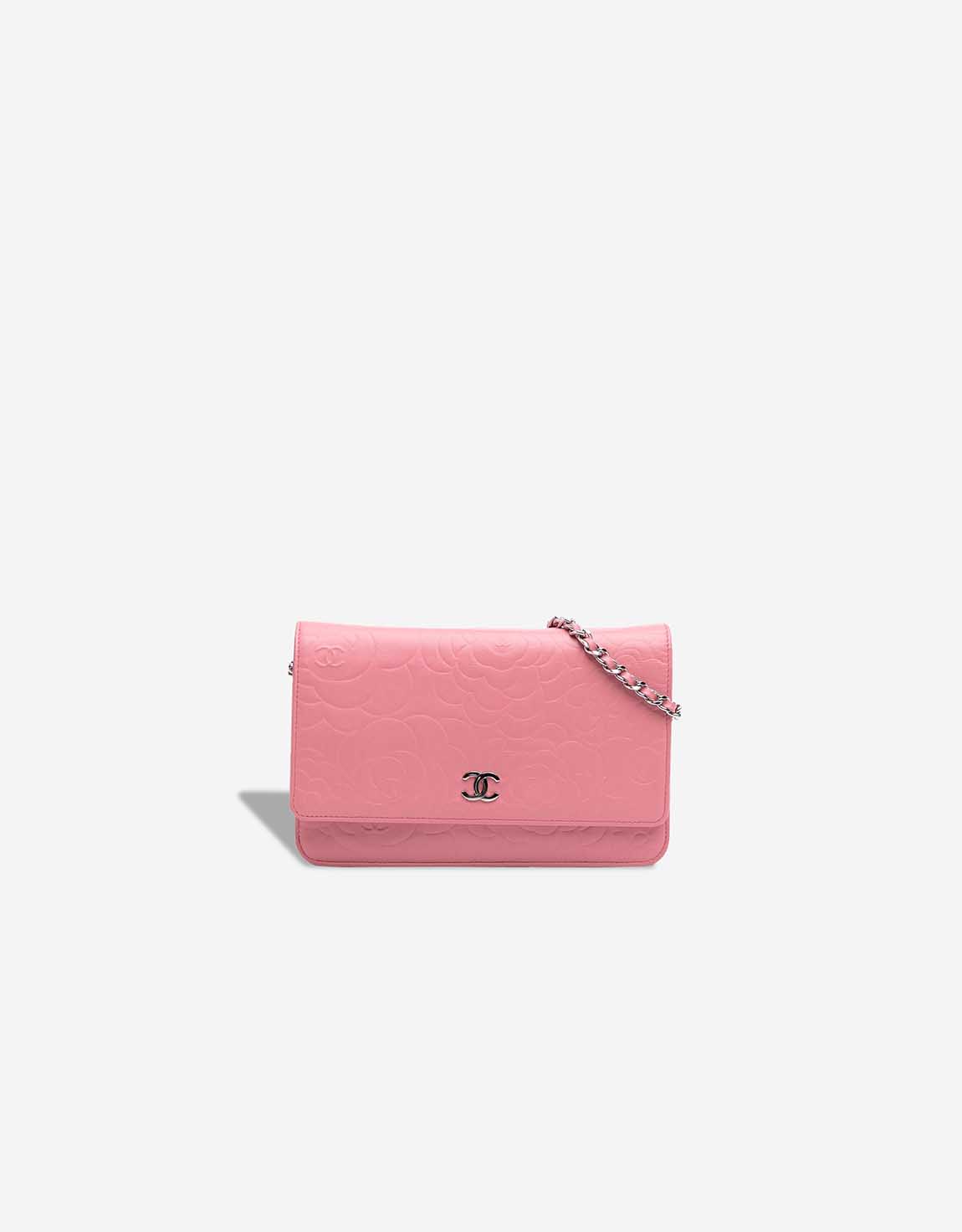 Chanel Timeless Camellia Wallet On Chain Lamb Pink | SACLÀB
