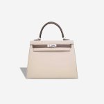 Hermès Kelly HSS 25 Epsom Craie / Étoupe Front | Sell your designer bag
