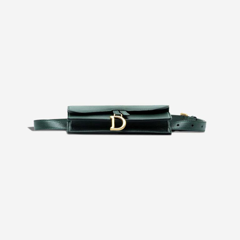 Dior Saddle Belt Bag Calf Dark Green | Sell your designer bag