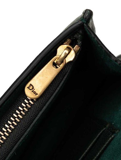 Dior Saddle Belt Bag Calf Dark Green Closing System | Sell your designer bag