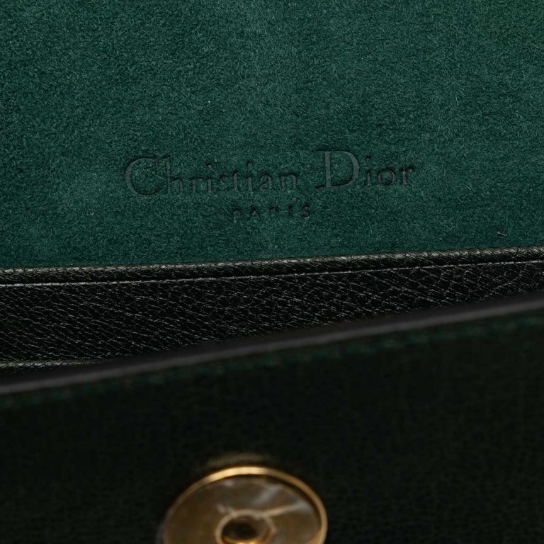 Dior Saddle Belt Bag Calf Dark Green Logo | Sell your designer bag