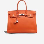 Hermès Birkin 35 Togo Orange H Front | Sell your designer bag