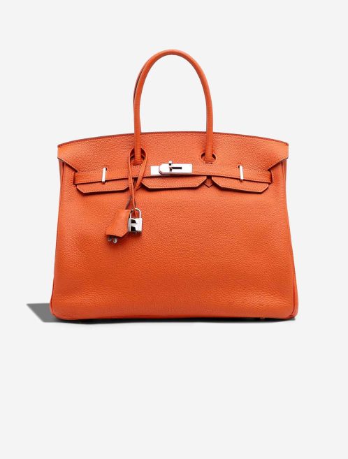 Hermès Birkin 35 Togo Orange H Front | Sell your designer bag