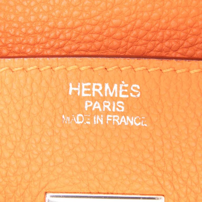 Hermès Birkin 35 Togo Orange H Logo | Sell your designer bag