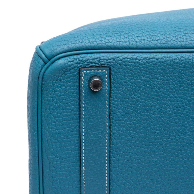 Hermès Birkin 40 Togo Bleu Izmir Signs of wear | Sell your designer bag