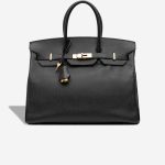 Hermès Birkin 35 Epsom Black Front | Sell your designer bag