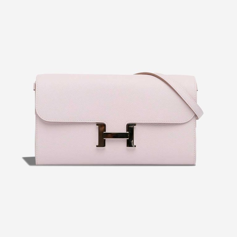 Hermès Constance To Go Evercolor Mauve Pâle Front | Sell your designer bag