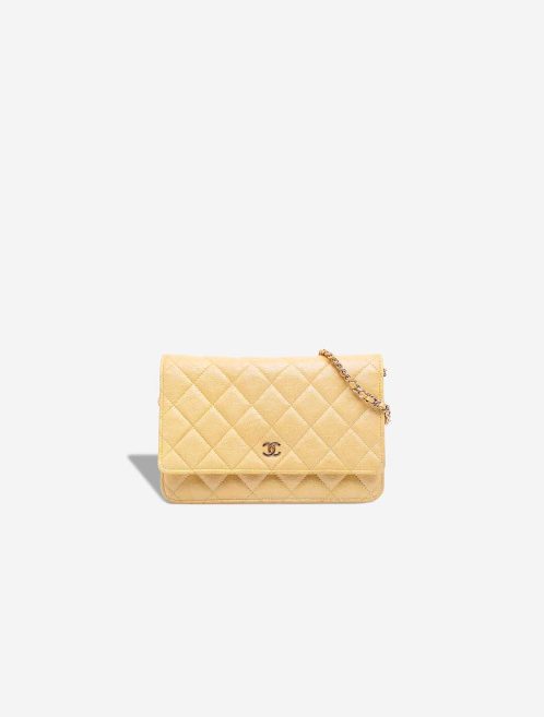 Chanel Timeless Wallet Caviar Yellow Front | Sell your designer bag